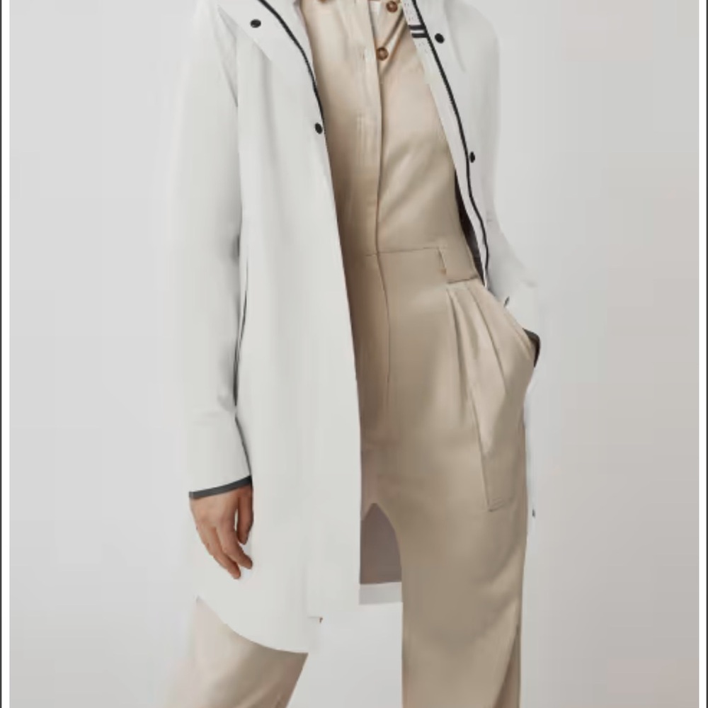 Canada Goose Salida Women's White Waterproof Jacket - Picture 5 of 9